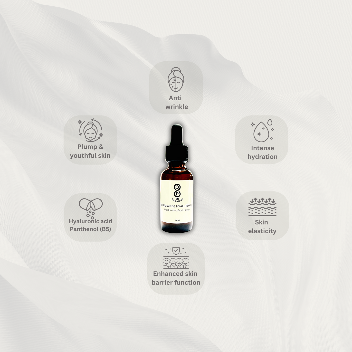 Pure Organic Hyaluronic Acid - NEW FORMULA-