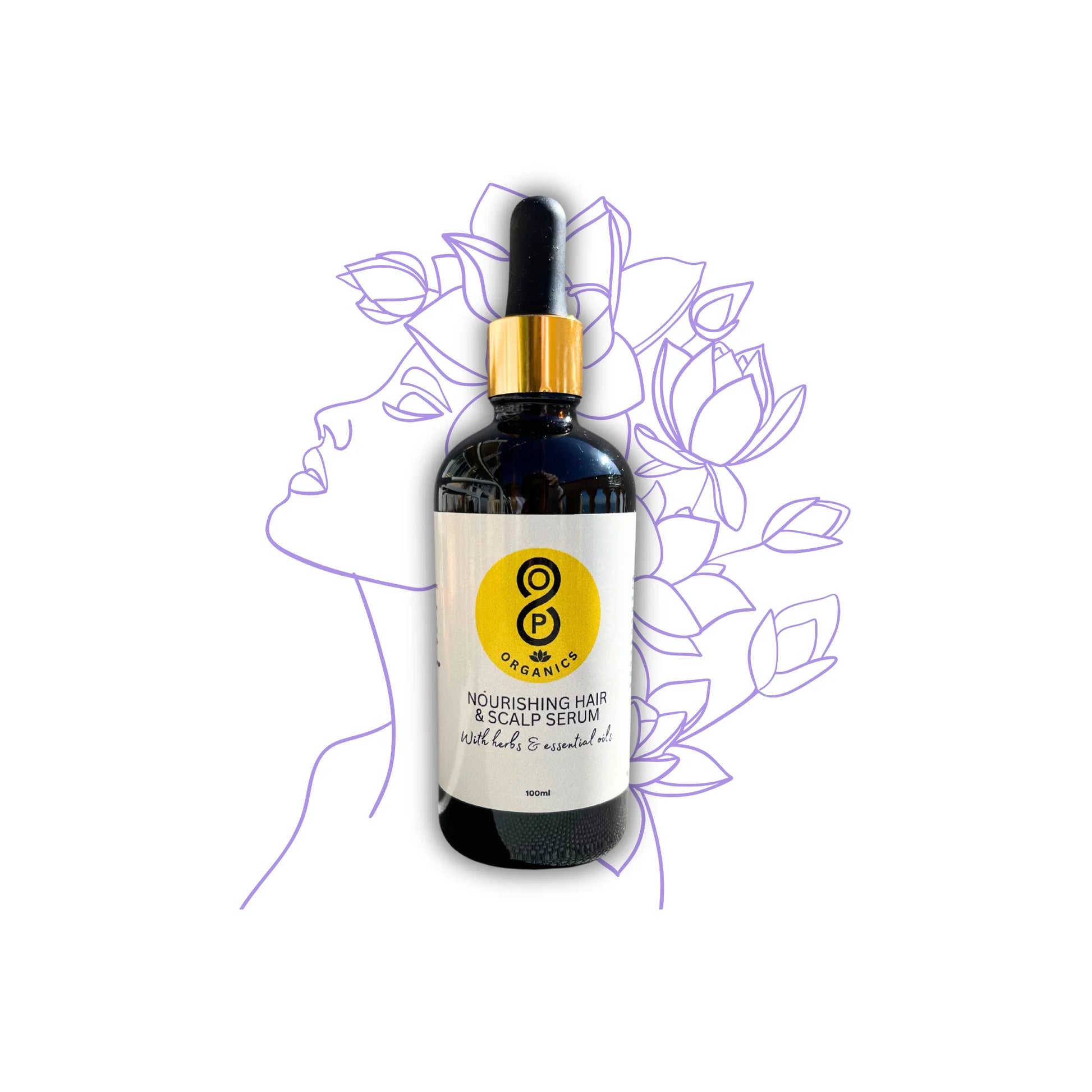 Nourishing hair and scalp serum